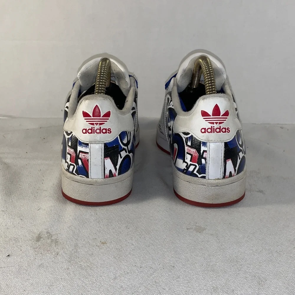 Adidas Superstar 35th Anniversary Graphic Red/White/Blue Sneakers